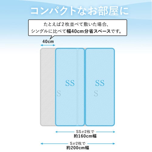 敷き布団 ダブル 高反発 厚さ10cm3層構造 ブラウン 7160887 │アイリス