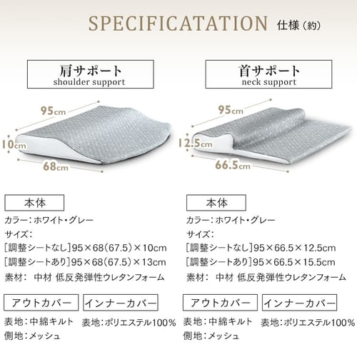 肩サポート / 首サポート低反発枕 LRP-SS 全2色【プラザセレクト】 7160889F│アイリスプラザ│アイリスオーヤマ公式通販サイト