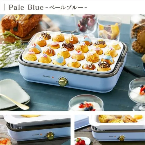 ホットプレート 着脱式 2枚 温度調節 PHP-1002TC-R レッド (深鍋/たこ焼き)_5