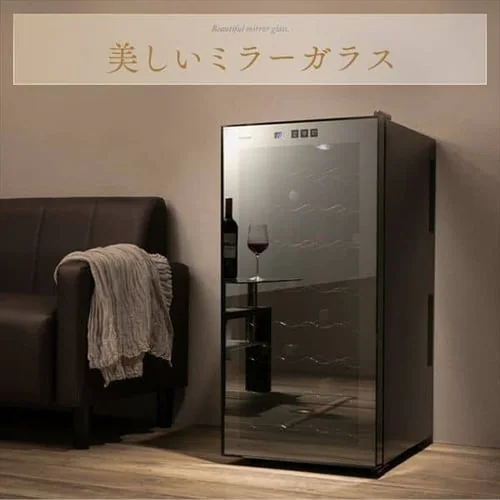 ワインセラー 32本 78L ペルチェ式 タッチパネル PWC-781P-B ブラック_15