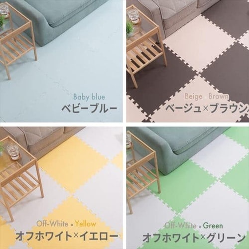PEジョイントマット（60×60×1） 4セット（16枚） PEJTM-601 モカ