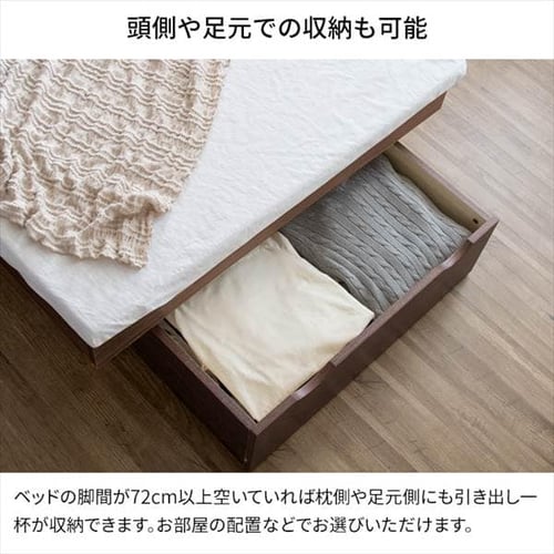 2個セット】収納ボックス ベッド下 ブラウン 7171382 │アイリス