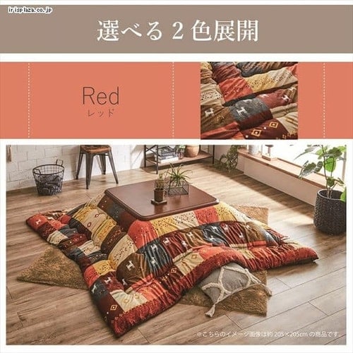 和柄 こたつ布団 長方形特大 掛け単品 『こよみ』 グリーン 約205×315cm 【北海道・沖縄・離島配送不可】 和柄 こたつ布団 長方形特大 掛け単品 ローズ 約205×315cm ds