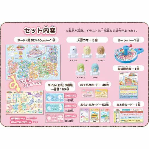 エポック社 すみっコぐらし 日本旅行ゲーム おへやのすみでたびきぶん 【プラザセレクト】_6