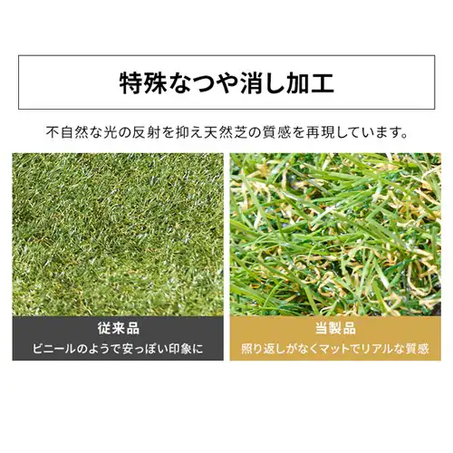 【3点セット】人工芝 2m×10m 芝丈30mm IP-30210 【U字釘144本付き】_5