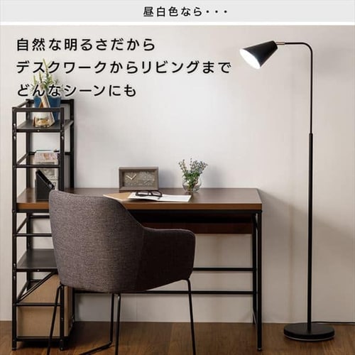 フロアランプ PFL-1L ブラック【プラザセレクト】 7176960 │アイリスプラザ│アイリスオーヤマ公式通販サイト