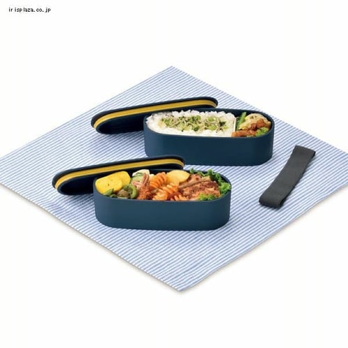 ランチBOX サーモス フレッシュランチボックス 0.6L DJT-600W ネイビー 7184453