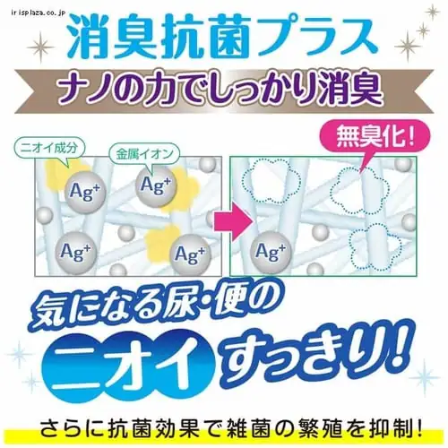 日本製紙クレシア 肌ケア アクティ 大人用紙おむつ 尿とりパッド 消臭抗菌プラス 8回分吸収 18枚 80494 【プラザセレクト】_4
