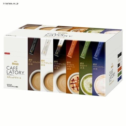 AGF 「ブレンディカフェラトリー」スティック アソート100本（スティックコーヒー）（アソート）（プチギフト）（つめあわせ）  【プラザセレクト】【プラザマーケット】 7184608│アイリスプラザ│アイリスオーヤマ公式通販サイト