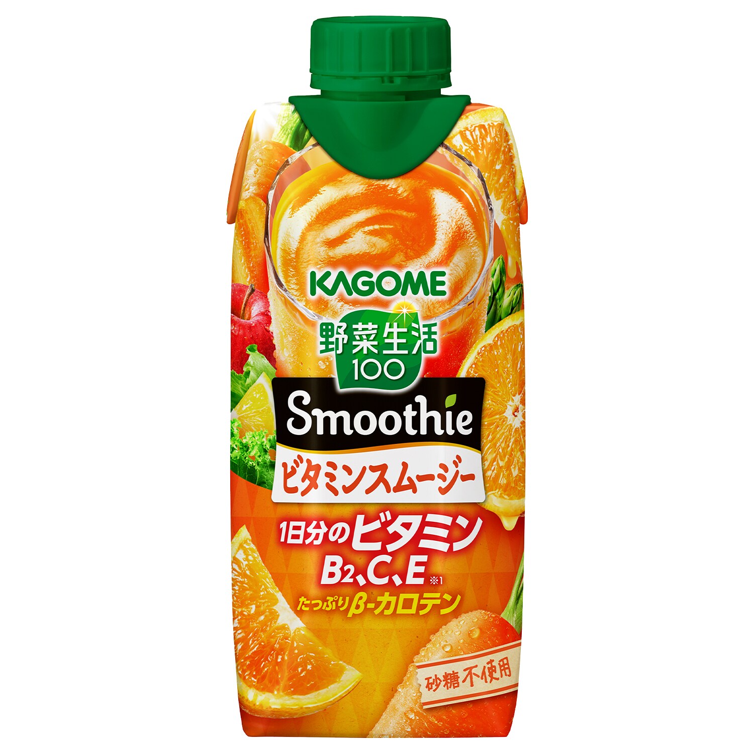 24本】カゴメ 野菜生活100 グリーンスムージーMix 330ml 7176995