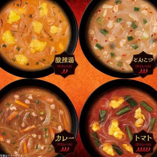 辛旨バラエティ 8種のスープ春雨 40食_4