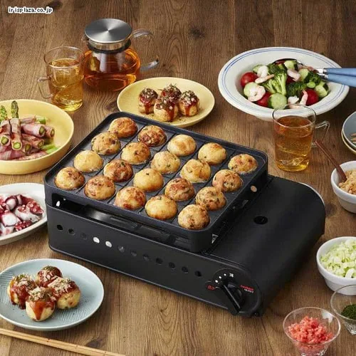 たこ焼器 カセットガス 炎たこ2 CB-ETK-2 マットブラック_2