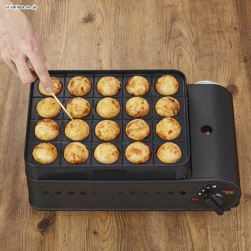 たこ焼器 カセットガス 炎たこ2 CB-ETK-2 マットブラック_3