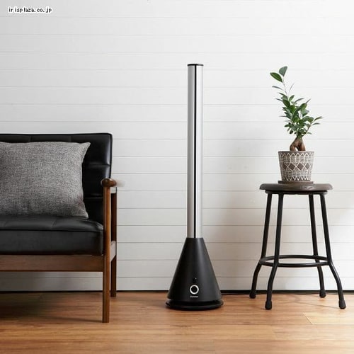 空気清浄機能付スリムタワーファン 黒 B COOL-D-001B 【プラザセレクト