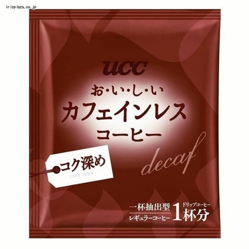 UCC おいしいカフェインレスコーヒー ドリップコーヒー コク深め