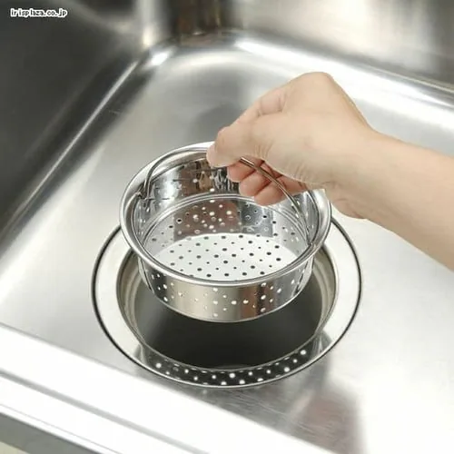 抗菌ステンレス排水口ゴミ受け(皿型) 30497 _2