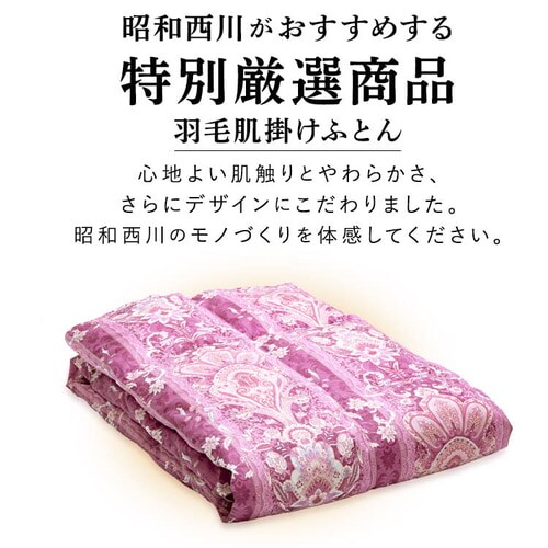 昭和西川 ダウンケット WDD50% FF2211P 全2色【プラザセレクト】_2