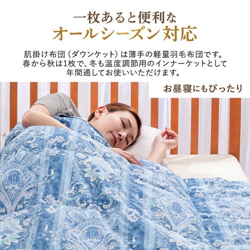 昭和西川 ダウンケット WDD50% FF2211P 全2色【プラザセレクト】_9