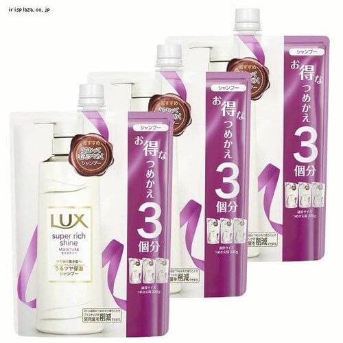 ラックス 【3個セット】ラックス スーパーリッチシャイン つめかえ用 1000g 補修シャンプー_4