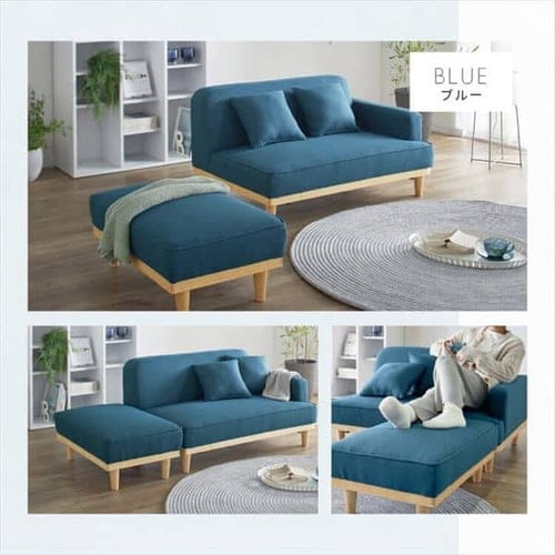 5%OFF】ソファ 2人掛け 胡坐 グレー 7251194 │アイリスオーヤマ