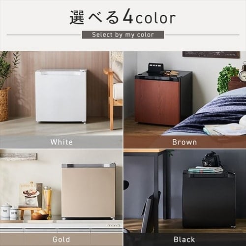 冷凍庫 31L 1ドア PF-A31FD-M ダークウッド 7251835 │アイリス