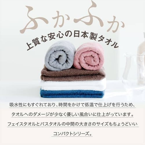 コンパクトシリーズスリムバスタオル 2枚組 7252583F │アイリス