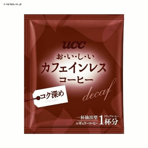 UCC おいしいカフェインレスコーヒー ワンドリップコーヒー コク