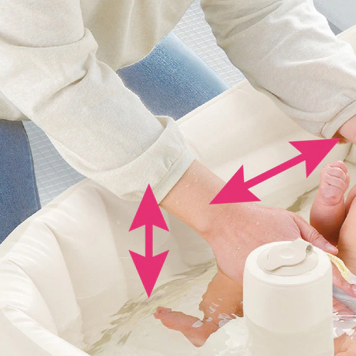 リッチェル ふかふか ベビーバスプラスK ベージュ 120392 【プラザセレクト】_7