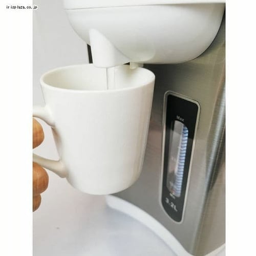 ヒロ・コーポレーション 電動給湯ポット3.2L HKP-325 【プラザセレクト】 7255283│アイリスプラザ│アイリスオーヤマ公式通販サイト