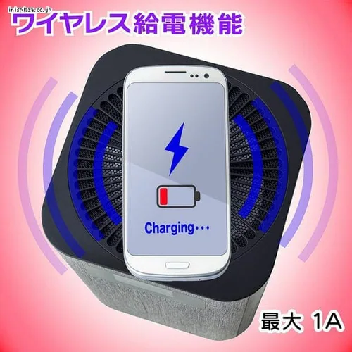 ネクシオン ブルートゥース スピーカー内蔵 HEPA空気清浄機 ブラック_5