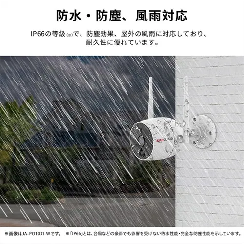 バッテリーIPカメラ+ソーラーパネルセット 白【前払い不可】【代引き不可】【同梱不可】_6