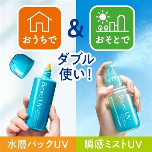 KAO ビオレUV アクアリッチ アクアプロテクトミスト つけかえ用 60ml 【プラザセレクト】  7256796│アイリスプラザ│アイリスオーヤマ公式通販サイト