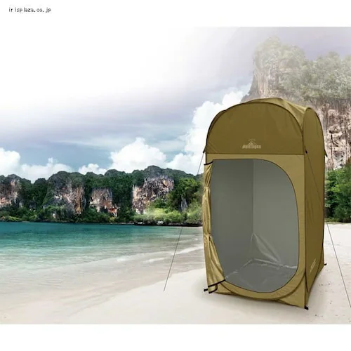 Montagna Montagna完全プライベート ワイド着替えテント グリーン_2