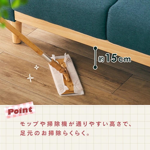 ソファ 2人掛け コンパクト NDS-2S ベージュ 7257126 │アイリス