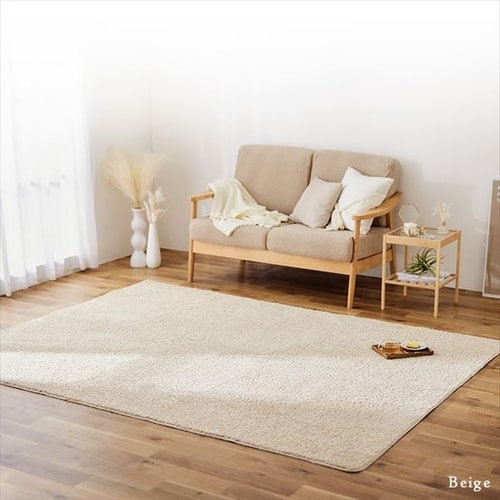 ラグ タフト織 185×185cm ORG-TF1818 グレー 7259153 │アイリス