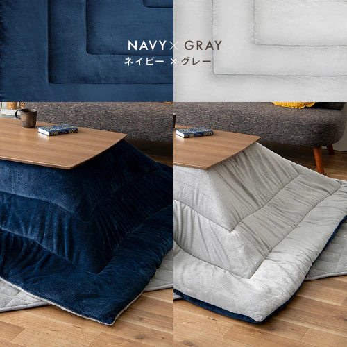 こたつ 本体 120×80p 長方形 丸脚デザイン 木目調 ブラウン_18