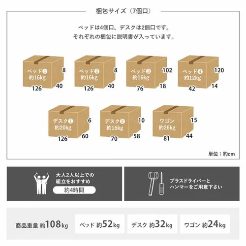 システムベッド【代引き不可】_27