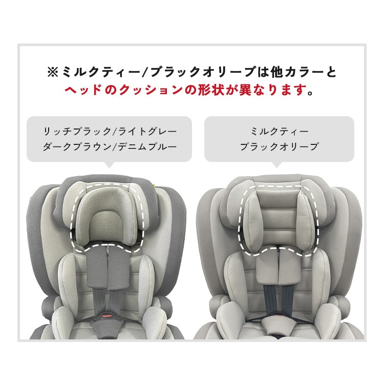 チャイルドシート ISOFIX回転式 1090311085 ダークブラック R129