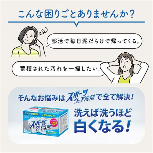 スポーツ衣類用洗剤 洗濯洗剤 抗菌プラス 2kg 7261382│アイリス