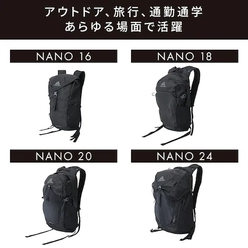 y60OFFN[|zzzobNpbN 20L GREGORY OS[ bN rWlX NANO 20 OBSIDIAN BLACK 1114990413_3