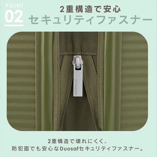 スーツケース アメリカンツーリスター Lサイズ 98〜114L 7泊以上 ダブルキャスター 拡張機能付き CURIO SPINNER 75/28 EXP ソーラーイエロー_12