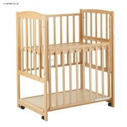 【早い者勝ち‼️送料無料‼️】カトージ ベビーベッド カトージ ベビー ベビーベッド ミニベッド ツーオープン 7263050