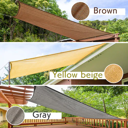 日除け クールシェード 2x3m  グレー_10