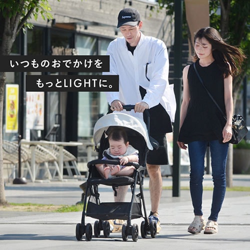 AB型 ベビーカー 1740309033 ランプブラック【プラザセレクト