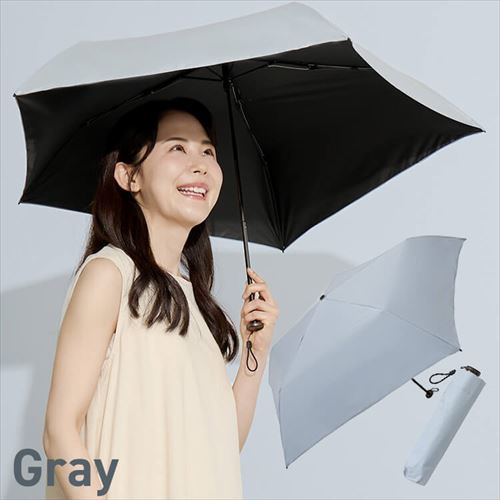 日傘 超軽量 折り畳み傘 UVカット 晴雨兼用 23-353 ブラック 7264706