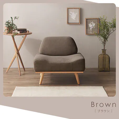 ソファ 1人掛け リンドラ アームレス ライトグレー_21