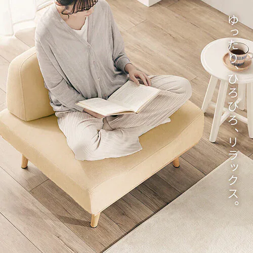 ソファ 1人掛け リンドラ アームレス ライトグレー_22