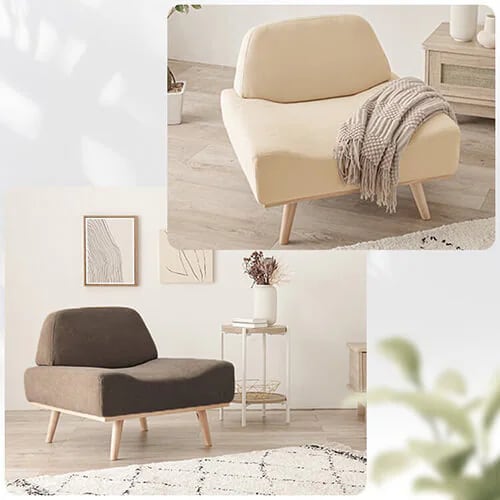 ソファ 2人掛け リンドラ アームレス ライトグレー 7265563 │アイリス