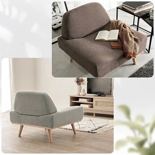 木製アーム・一人掛けソファ・ブラック・送料込み 木製アーム・一人掛けソファ・ブラック・送料込み