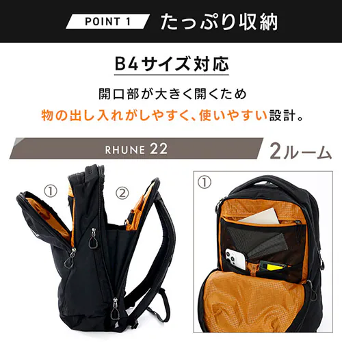 Gregory RHUNE 25 CARBON BLACK RHUNE 25【プラザセレクト】_3